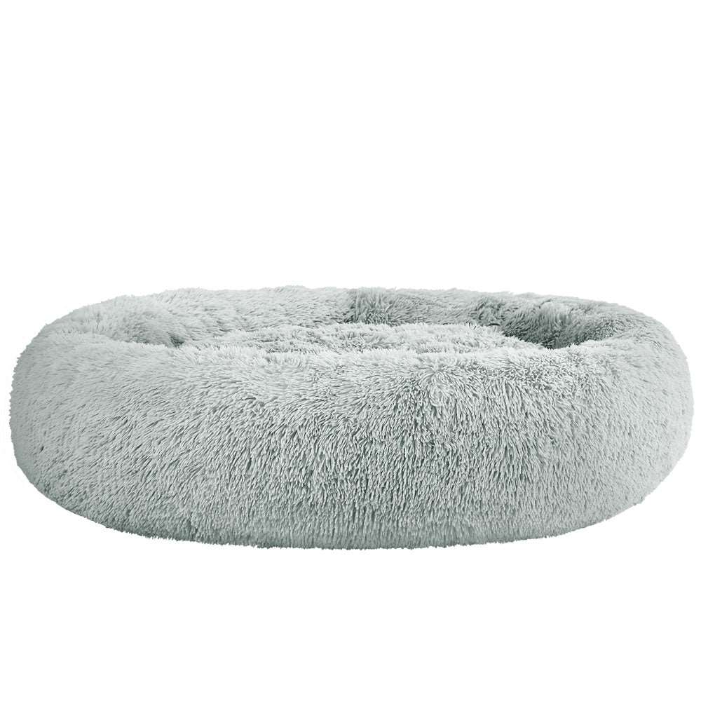 i.Pet Calming Pet Bed Extra Large 110cm Light Grey