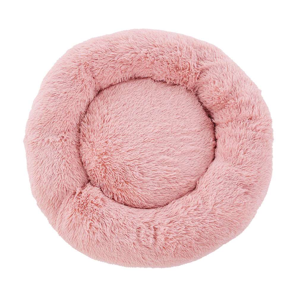 i.Pet Calming Pet Bed Large 90cm Pink