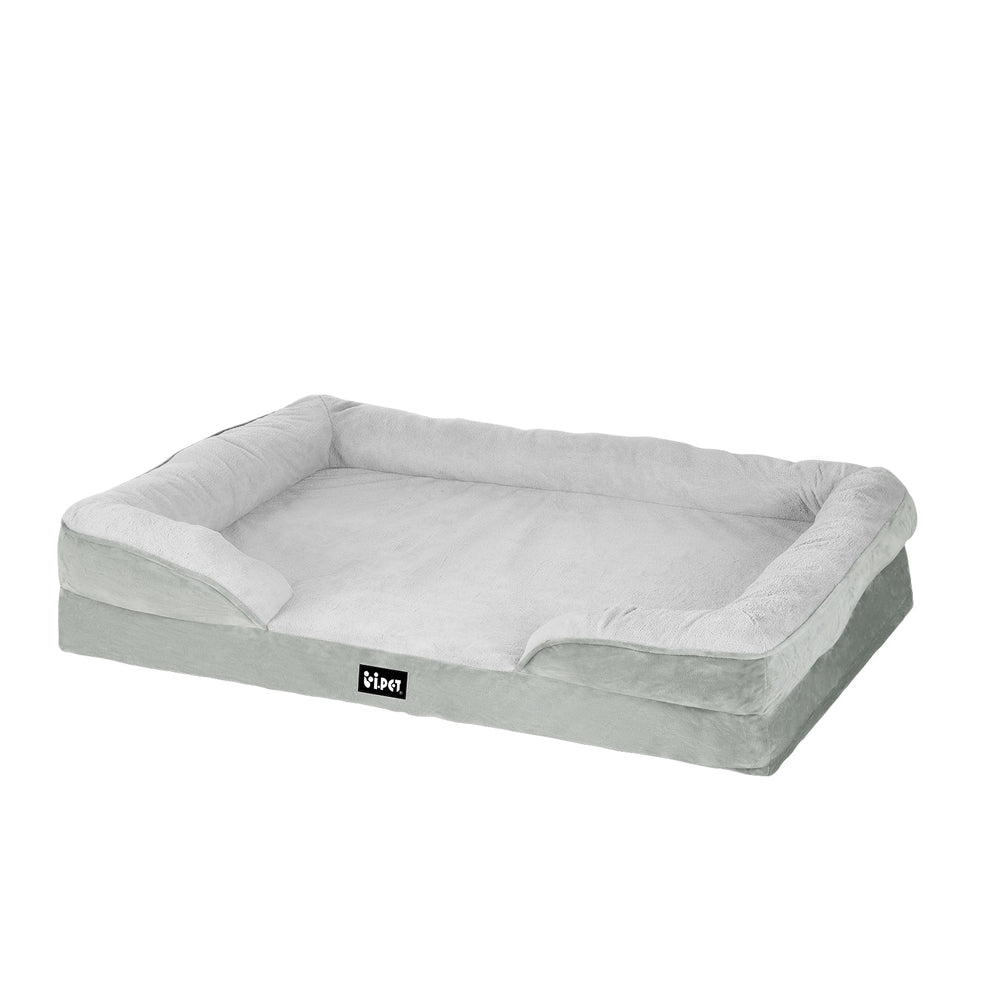 i.Pet Grey Memory foam pet bed