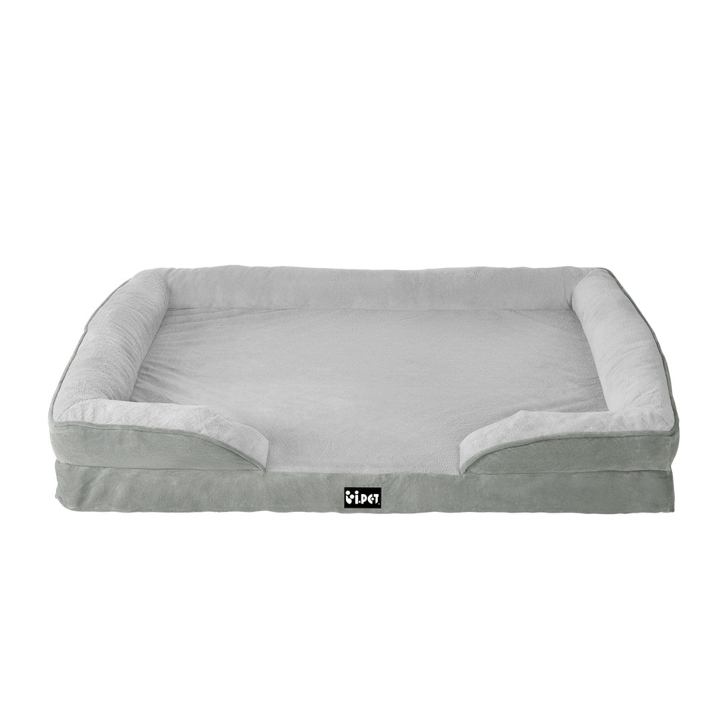 i.Pet Grey Memory foam pet bed