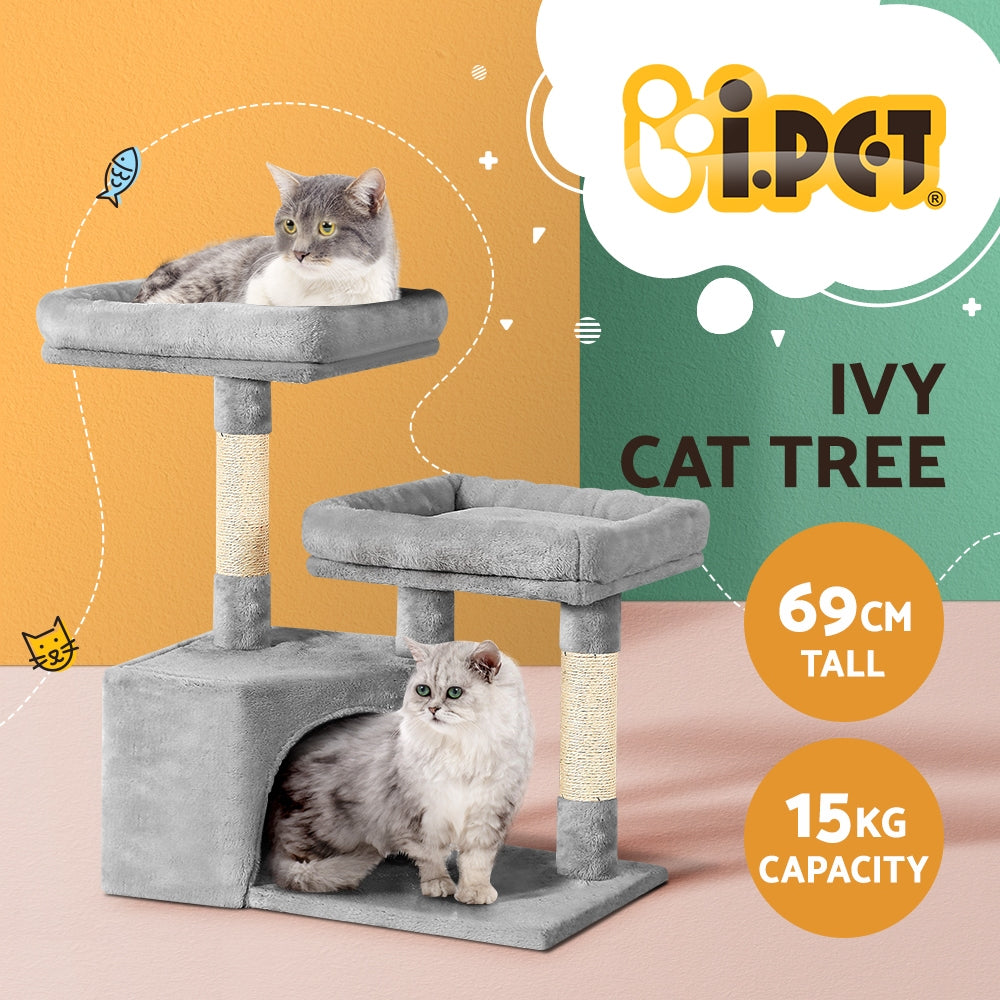 i.Pet Cat Scratching Tree 69cm