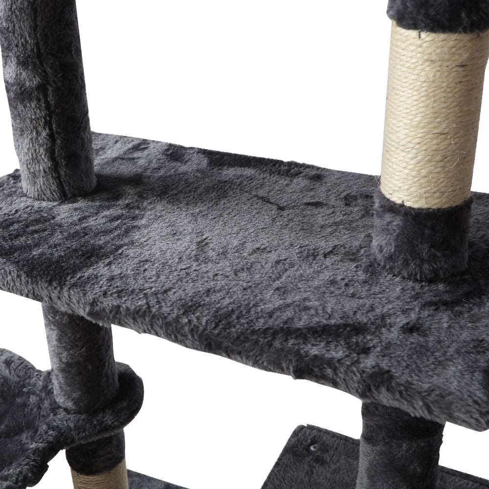 i.Pet Cat Scratching Tree 140cm Dark Grey