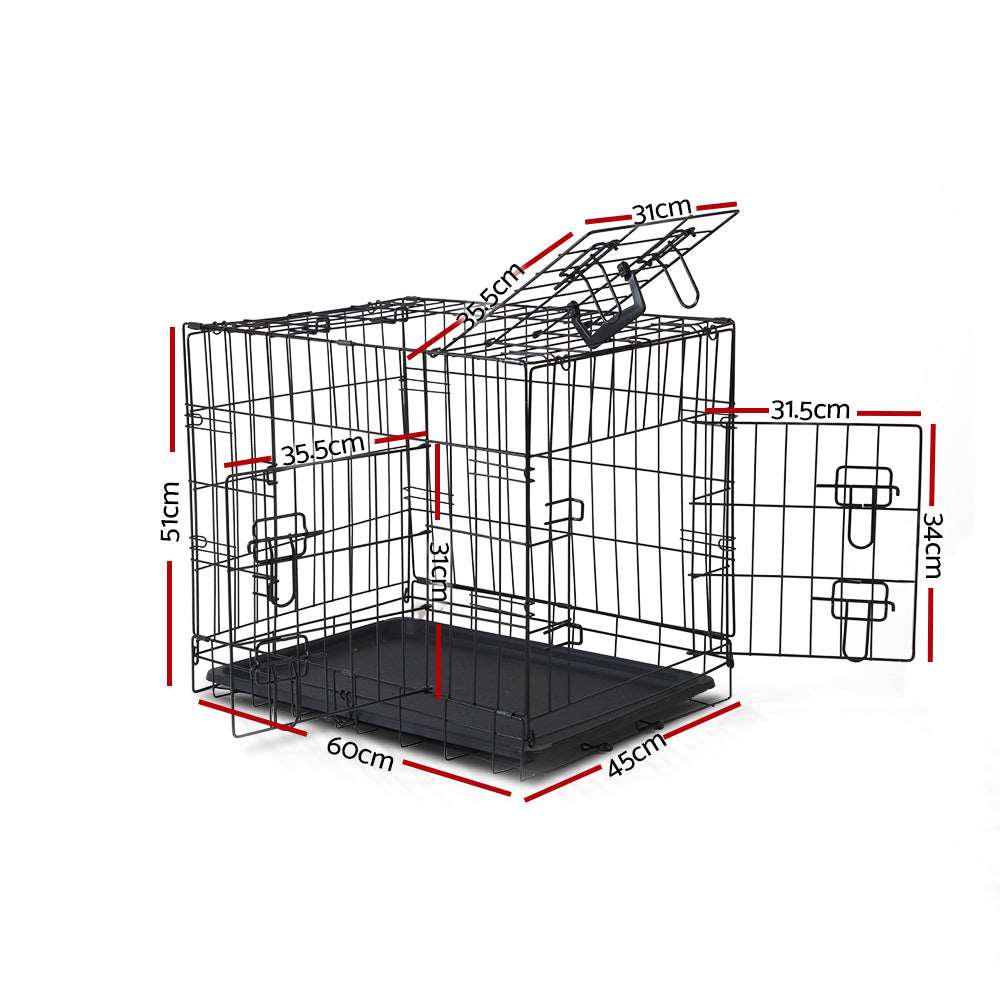 Foldable Dog Crate Kennel 24inch