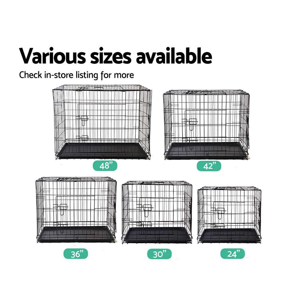 Foldable Dog Crate Kennel 24inch