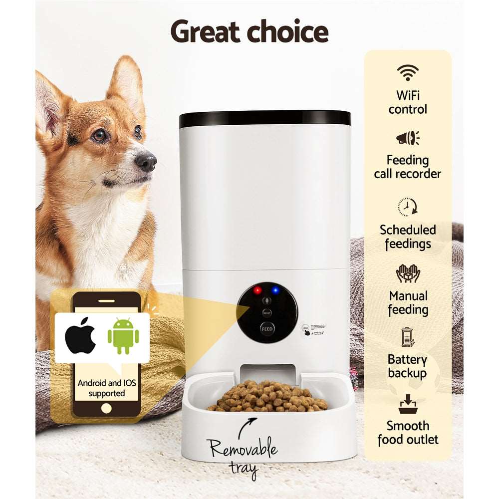 i.Pet Automatic Pet Feeder 6L