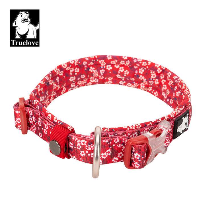 Floral Collar Poppy Red M