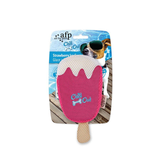 Dog Drinking Sponge Soak Toy Pink