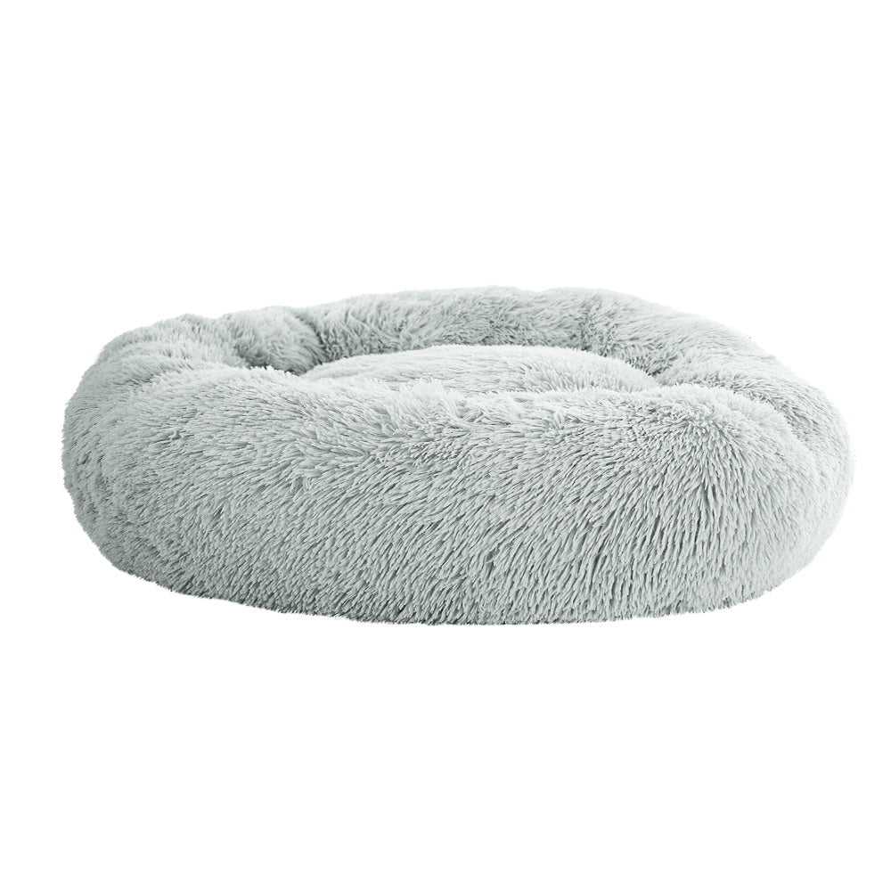 i.Pet Calming Pet Bed Large 90cm Light Grey