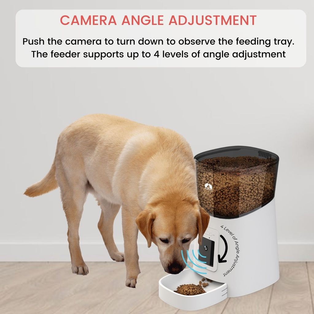 FLOOFI Smart Pet Feeder with Camera White