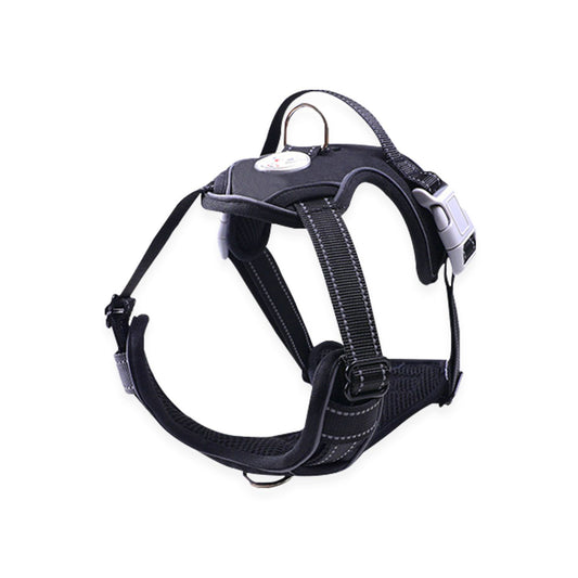 FLOOFI Dog Harness Vest M Black