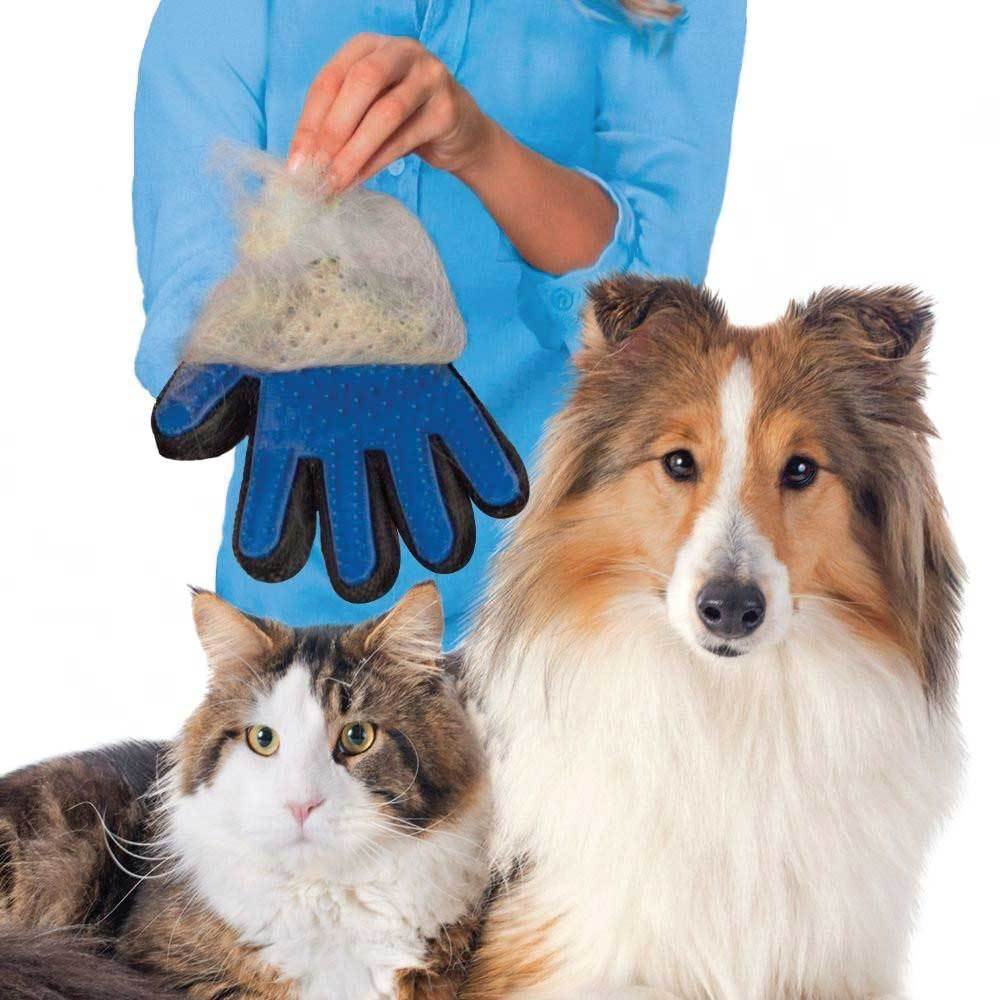 2in1 Pet Deshedding and Massage Glove